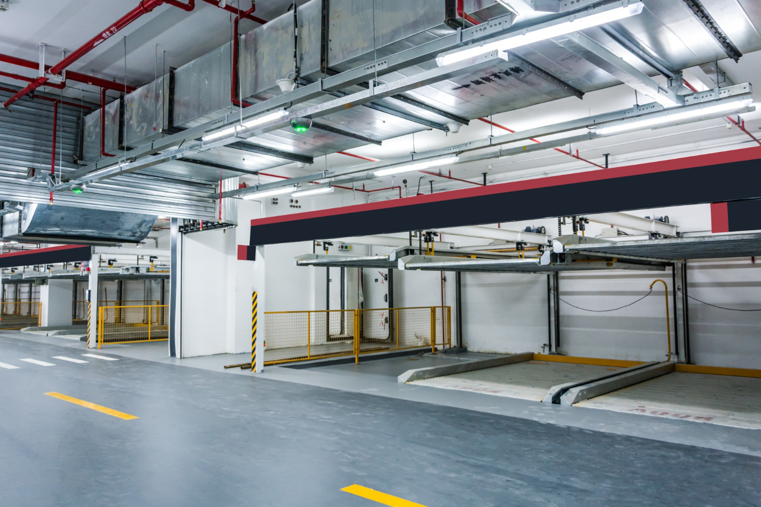 Fire curtain, alarm and evacuation protection for commercial towers and offices